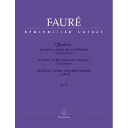Gabriel Fauré Quatuor Opus 45 - Partition