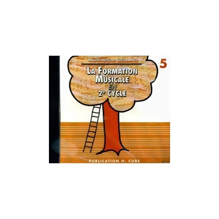 FORMATION MUSICALE EN 2e CYCLE (LA) - VOL5 - LE CD
