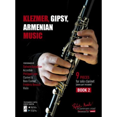 KLEZMER GIPSY ARMENIAN MUSIC CLARINETTE BOOK 2 - Kiosque musique Avignon