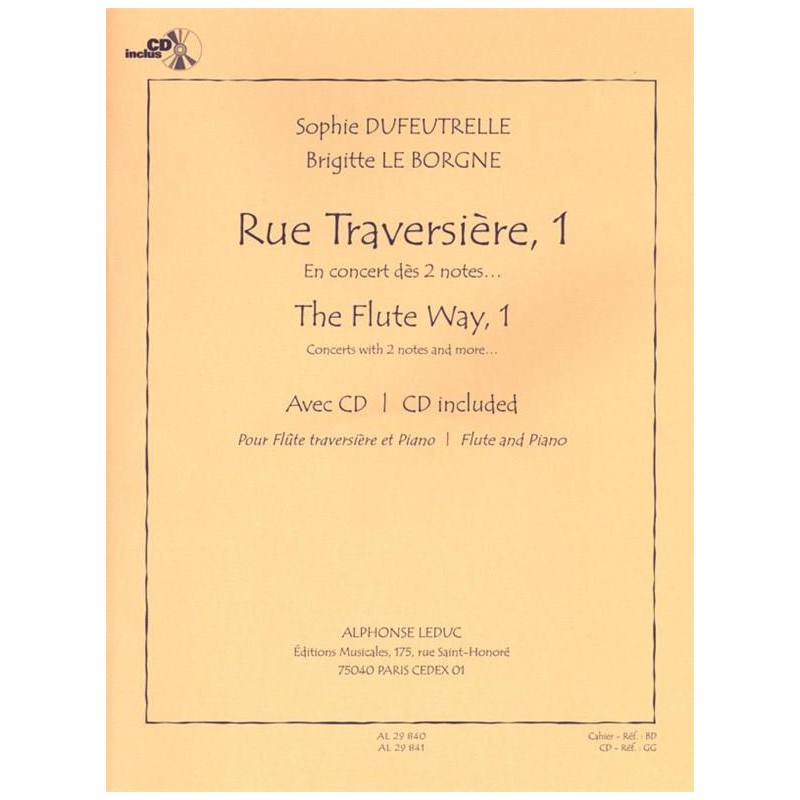 partition rue traversiere volume 1
