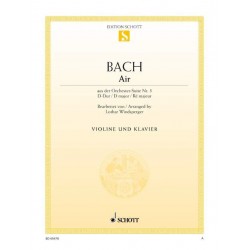 PARTITION FLUTE ARIA BWV 1068 - KIOSQUE MUSIQUE AVIGNON
