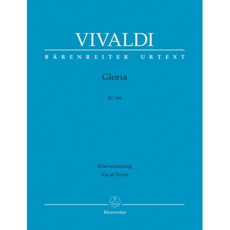 partition gloria de vivaldi