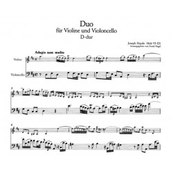 Partition DUO violon et violoncelle de Haydn   Alès - Salon de Provence