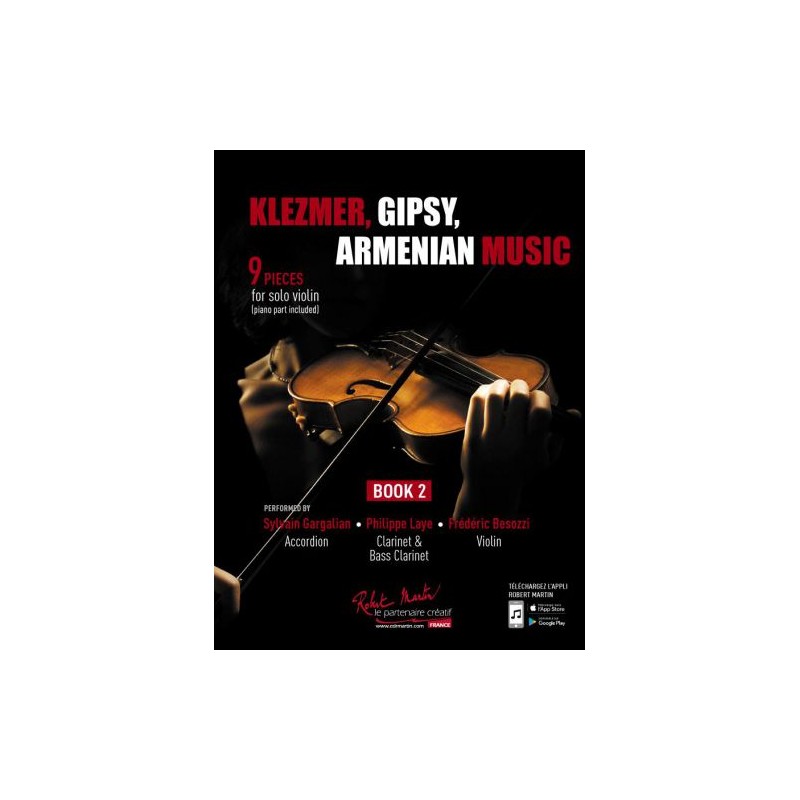 PARTITION VIOLON KLEZMER GIPSY ARMENIAN MUSIC - KIOSQUE MUSIQUE AVIGNON