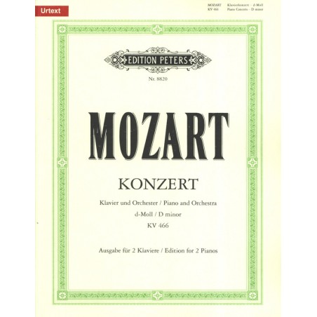 mozart concerto piano n°20 partition