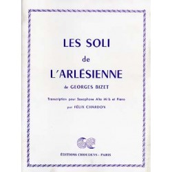 Partition saxophone Les soli de l'Arlésienne - Kiosque musique Avignon