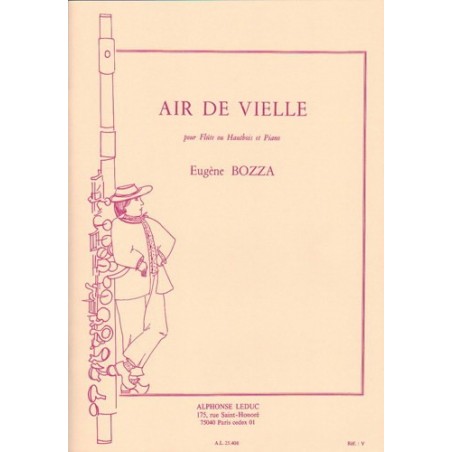 Partition flûte Eugene Bozza Air de Vielle AL25408 Le kiosque à musique