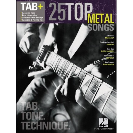 25 TOP METAL songs - Partition guitare