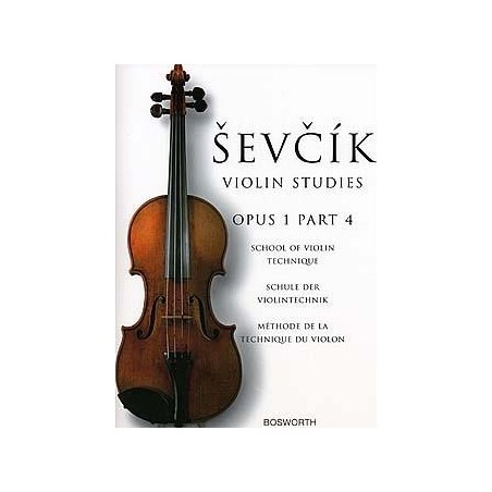 Partition violon SEVCIK Opus 1 Part 4 - Kiosque musique Avignon