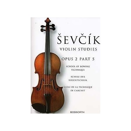 Partition violon SEVCIK opus 2 part 5 - Avignon kiosque à musique