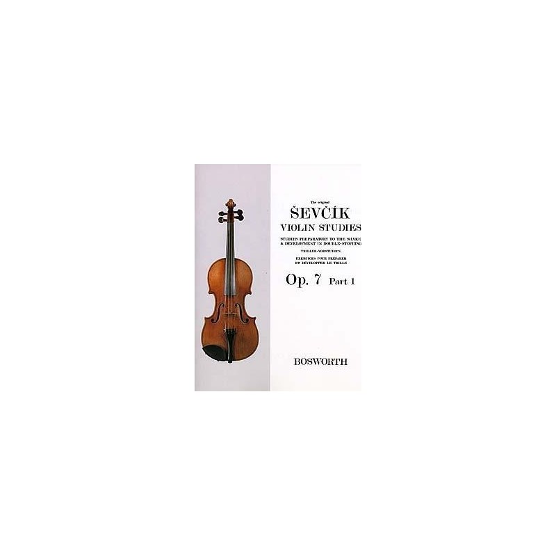 Partition violon SEVCIK Opus 7 part 1 - Avignon Kiosque musique Partition violon SEVCIK Opus 7 part 1 - Avignon Kiosque musique