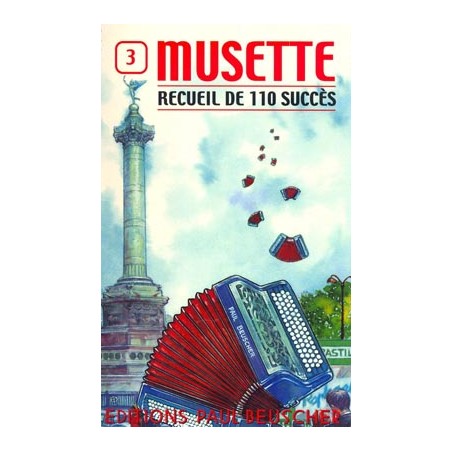 Partition MUSETTE 110 succès pour accordéon