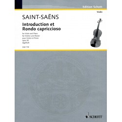 Partition violon Saint-Saëns Introduction et Rondo Capriccioso - Avignon kiosque musique