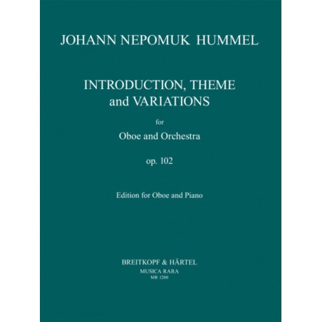 Hummerl introduction, thrème et variations partition