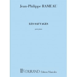Rameau les sauvages partition piano