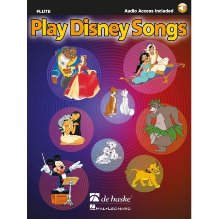 Partition flûte PLAY DISNEY SONGS - Kiosque musique Avignon