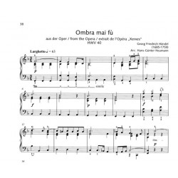 Partition piano Largo de Haendel - Ombra mai fu - Kiosque musique Avignon