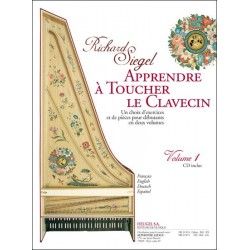 Richard Siegel Apprendre à toucher le clavecin - Kiosque musique Avignon
