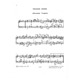 Partition clavecin François Couperin - Le kiosque à musique Avignon