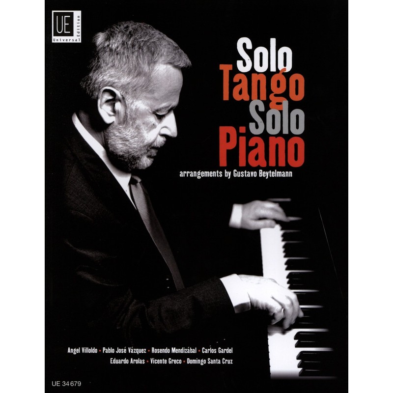 Partition SOLO TANGO SOLO PIANO - Kiosque musique Avignon