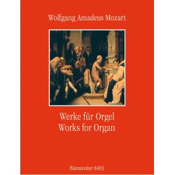 Partition orgue Mozart - Werke fur orgel - Kiosque musique Avignon