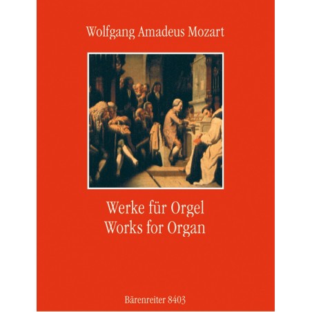 Partition orgue Mozart - Werke fur orgel - Kiosque musique Avignon