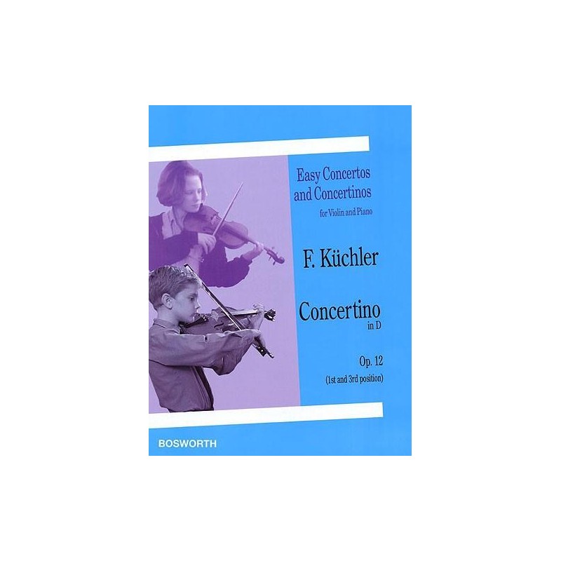 Partition violon Kuchler Concertino Opus 12 - Kiosque musique Avignon