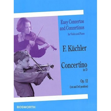 Partition violon Kuchler Concertino Opus 12 - Kiosque musique Avignon