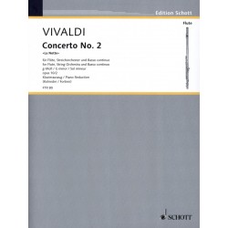 Partition flûte Vivaldi Concerto La Notte - FTR80 - Kiosque musique Avignon