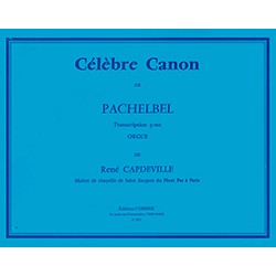 Partition orgue - Canon de Pachelbel - Kiosque musique Avignon