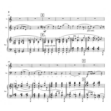 partition trio d'un soir triste