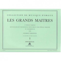 Les Grands Maîtres de l'orgue volume 1 - Le kiosque à musique