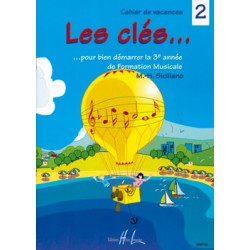 siciliano les clés cahier de vacances musique