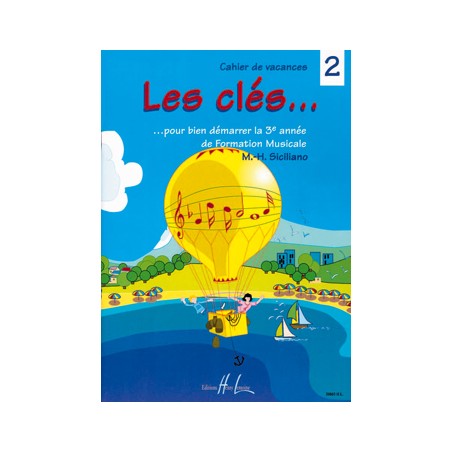 siciliano les clés cahier de vacances musique