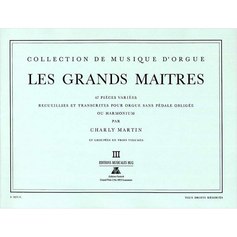 Les grands maîtres de l'orgue - Le kiosque à musique