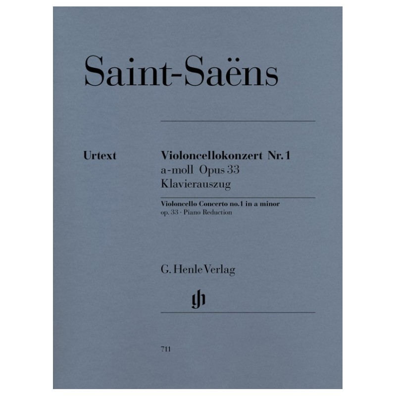 Saint-Saëns Concerto violoncelle partition