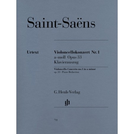 Saint-Saëns Concerto violoncelle partition