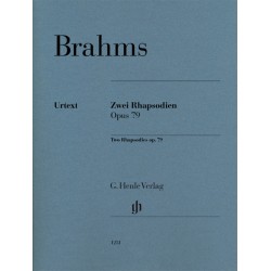 Brahms 2 Rhapsodies Opus 79 - Partition piano