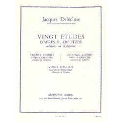 partition 20 etudes d'après kreutzer