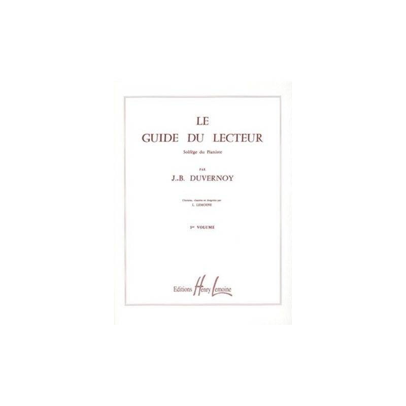 GUIDE DU LECTEUR VOL1 ( LE ) GUIDE DU LECTEUR VOL1 ( LE )