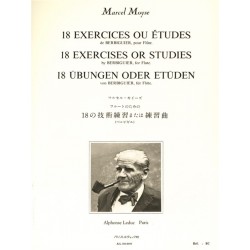 partition 18 exercices ou etudes de moyse