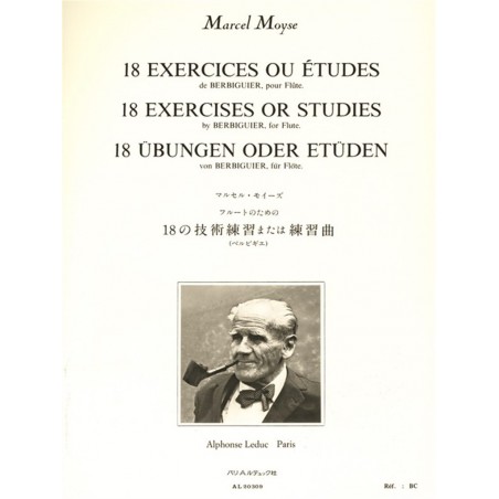 partition 18 exercices ou etudes de moyse