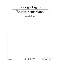 Partition LIGETI Etudes pour piano - Le kiosque à musique Avignon