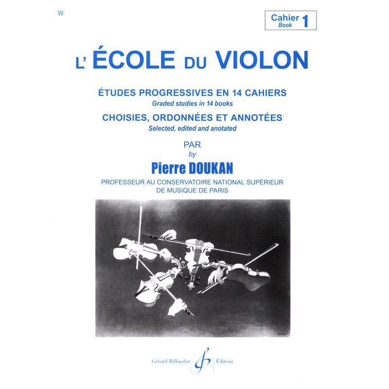 L'ECOLE DU VIOLON cahier 1 - Le kiosque à musique Avignon