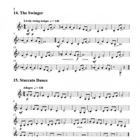 partition james rae etudes clarinette