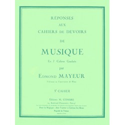 Mayeur Devoirs de musique cahier 5