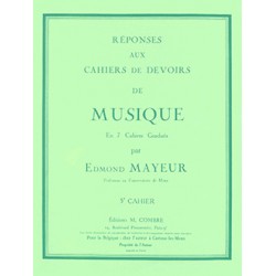 Mayeur Devoirs de musique cahier 5