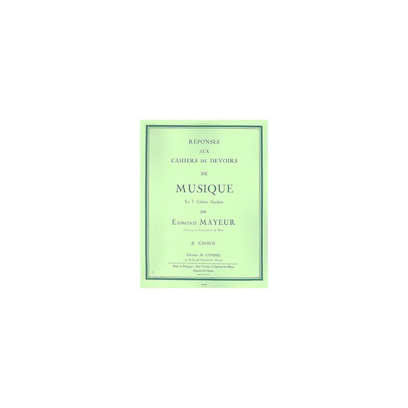 Mayeur devoirs de musique Mayeur devoirs de musique