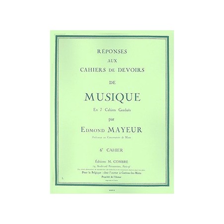 Mayeur devoirs de musique