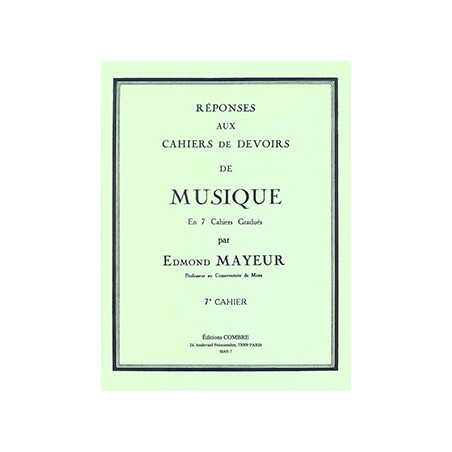 Edmond mayeur devoirs de musique